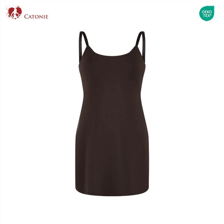 Brown Halter Dress factory