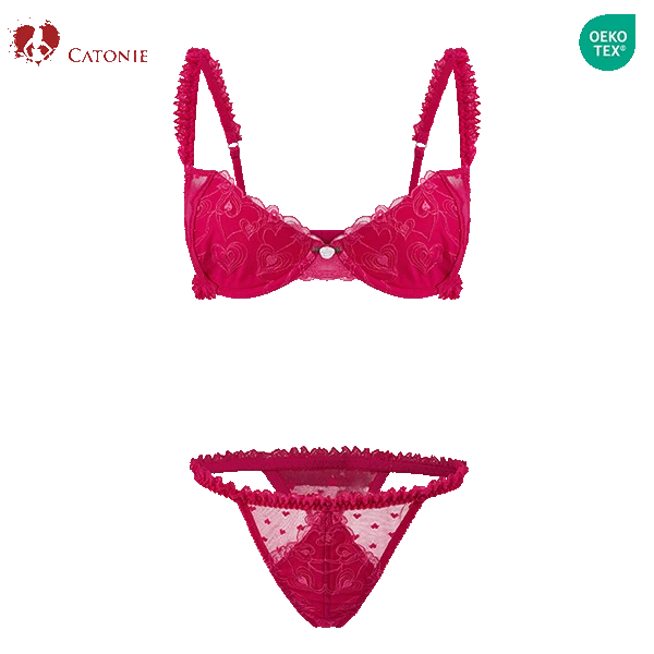 Sexy Red Lace Underwear manufacturers