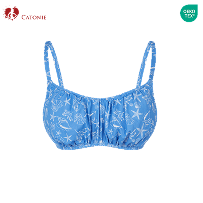 Sky Blue One Piece Bathing Suit